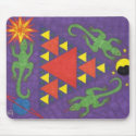 Triangle Lizards Mousepad