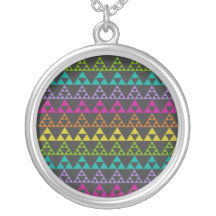 Triangle Pattern Necklaces