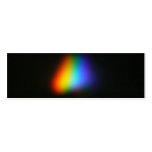 Triangle Rainbow Bookmark Business Card Templates