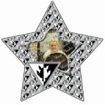 Triangle Turtle Custom Photo Star Ornament photo sculptures