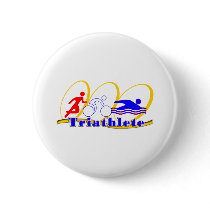 Triathlete - Run Bike Swim Button