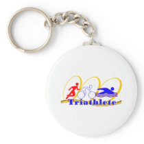 Triathlete - Run Bike Swim Key Chains