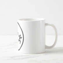 triathlon circle icon coffee mugs
