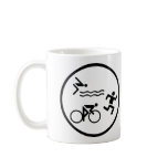 triathlon circle icon mugs