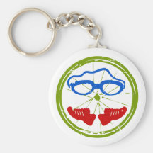 Triathlon cool artistic design key chain
