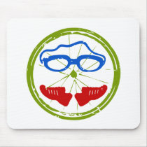 Triathlon cool artistic design mouse pad