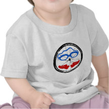 Triathlon cool artistic logo tshirts
