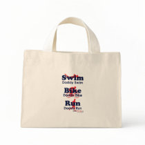 Triathlon Daddy Canvas Bags