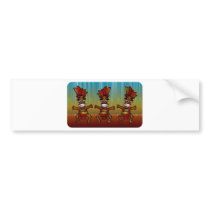 Tribal African Dance Bumper Stickers