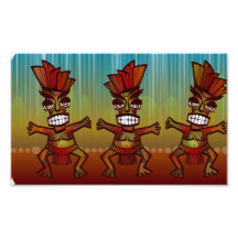 Tribal African Dance Photographic Print