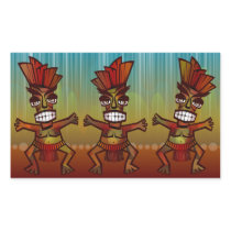 Tribal African Dance Rectangular Sticker