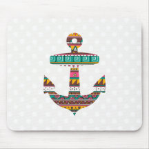 Tribal Anchor Mouse Pads