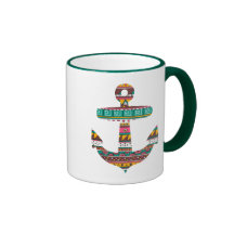 Tribal Anchor Mugs