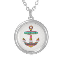Tribal Anchor Necklace