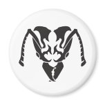 tribal-ant_black fridge magnets