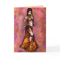 Tribal Bellydancer cards