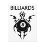tribal billiards post card