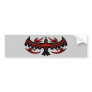 Tribal Bird Wings Bumpersticker
