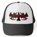 Tribal Bird Wings Truckers Hat