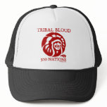 Tribal Blood Mesh Hat