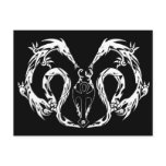 Tribal Body Dragon Wings Post Card