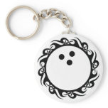 tribal bowling keychains