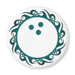 tribal bowling refrigerator magnets