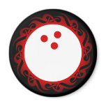 tribal bowling fridge magnets