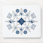 Tribal Buddhist Symbols Mousemats