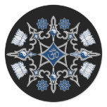 Tribal Buddhist Symbols stickers