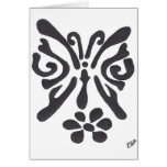 tribal butterfly, black cards
