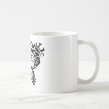 Tribal butterfly mugs