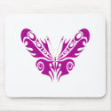 Tribal Butterfly Tattoo Design mousepads