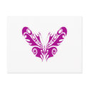 Tribal Butterfly Tattoo Design postcards