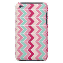 Tribal chevron zigzag stripes zig zag pattern chic barely there iPod case