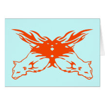 TRIBAL COUGARS DESIGN CARDS