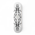Tribal Deer Skull Tattoo - black skateboards