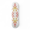 Tribal Deer Skull Tattoo - flame skateboards