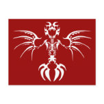 Tribal Demon Skeleton postcards