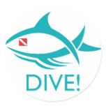 Tribal Dive Fish stickers