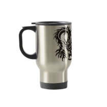 tribal dragon travel/commuter mug