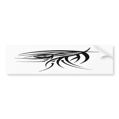Money  Tattoo Designs on Tribal Eye Tattoo Bumper Stickers   Zazzle Co Uk