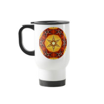 Tribal Fire Star Kaleidoscope Mandala Mugs