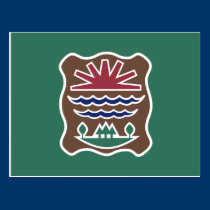 Tribal Flag of the Western Abenaki Nation postcards