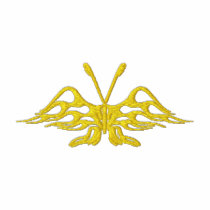 Tribal Flamed Wings Butterfly Polo