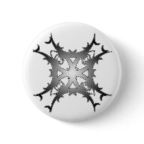 Tribal Flower Buttons