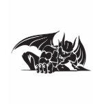 tribal gargoyle design t-shirts