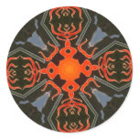 Tribal Ghost Flames Sticker