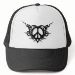 Tribal Heart Peace Sign hats