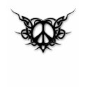 Tribal Heart Peace Sign t-shirts